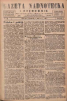 Gazeta Nadnotecka i Orędownik: pismo poświęcone sprawie polskiej na ziemi nadnoteckiej 1928.09.13 R.8 Nr211