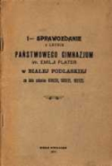 Za lata 1919/20, 1920/21, 1921/22 (1923)