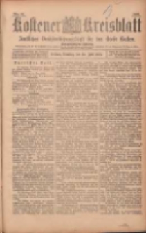 Kostener Kreisblatt: amtliches Ver&ouml;ffentlichungsblatt f&uuml;r den Kreis Kosten 1903.06.30 Jg.38 Nr52