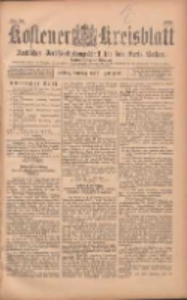 Kostener Kreisblatt: amtliches Ver&ouml;ffentlichungsblatt f&uuml;r den Kreis Kosten 1903.07.21 Jg.38 Nr58
