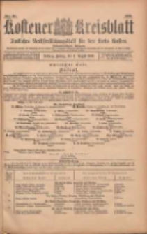 Kostener Kreisblatt: amtliches Veröffentlichungsblatt für den Kreis Kosten 1903.08.07 Jg.38 Nr63