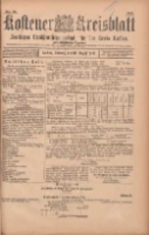 Kostener Kreisblatt: amtliches Ver&ouml;ffentlichungsblatt f&uuml;r den Kreis Kosten 1903.08.18 Jg.38 Nr66