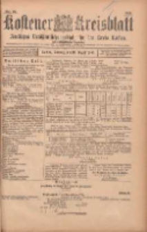 Kostener Kreisblatt: amtliches Veröffentlichungsblatt für den Kreis Kosten 1903.08.18 Jg.38 Nr66