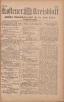 Kostener Kreisblatt: amtliches Veröffentlichungsblatt für den Kreis Kosten 1903.08.25 Jg.38 Nr68