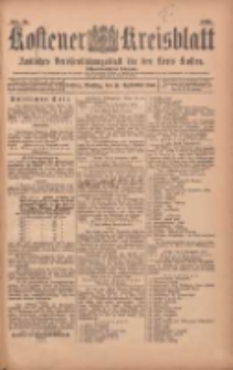 Kostener Kreisblatt: amtliches Veröffentlichungsblatt für den Kreis Kosten 1903.09.15 Jg.38 Nr74