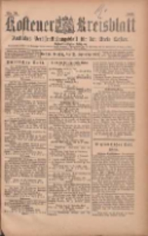 Kostener Kreisblatt: amtliches Ver&ouml;ffentlichungsblatt f&uuml;r den Kreis Kosten 1903.09.22 Jg.38 Nr76