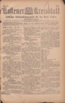 Kostener Kreisblatt: amtliches Ver&ouml;ffentlichungsblatt f&uuml;r den Kreis Kosten 1903.09.25 Jg.38 Nr77