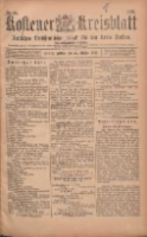 Kostener Kreisblatt: amtliches Ver&ouml;ffentlichungsblatt f&uuml;r den Kreis Kosten 1903.10.25 Jg.38 Nr85