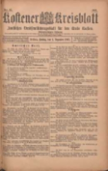 Kostener Kreisblatt: amtliches Veröffentlichungsblatt für den Kreis Kosten 1903.12.04 Jg.38 Nr97