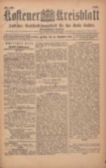 Kostener Kreisblatt: amtliches Veröffentlichungsblatt für den Kreis Kosten 1903.12.25 Jg.38 Nr103