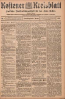 Kostener Kreisblatt: amtliches Veröffentlichungsblatt für den Kreis Kosten 1905.01.12 Jg.40 Nr5