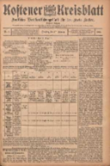 Kostener Kreisblatt: amtliches Veröffentlichungsblatt für den Kreis Kosten 1905.01.17 Jg.40 Nr7