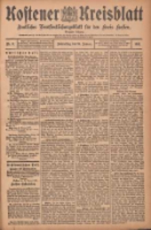 Kostener Kreisblatt: amtliches Ver&ouml;ffentlichungsblatt f&uuml;r den Kreis Kosten 1905.01.26 Jg.40 Nr11