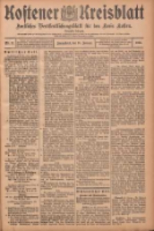 Kostener Kreisblatt: amtliches Veröffentlichungsblatt für den Kreis Kosten 1905.01.28 Jg.40 Nr12