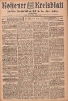 Kostener Kreisblatt: amtliches Veröffentlichungsblatt für den Kreis Kosten 1905.02.09 Jg.40 Nr17
