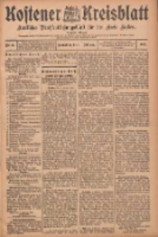 Kostener Kreisblatt: amtliches Veröffentlichungsblatt für den Kreis Kosten 1905.02.11 Jg.40 Nr18