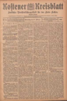 Kostener Kreisblatt: amtliches Ver&ouml;ffentlichungsblatt f&uuml;r den Kreis Kosten 1905.02.16 Jg.40 Nr20