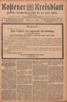Kostener Kreisblatt: amtliches Veröffentlichungsblatt für den Kreis Kosten 1905.03.07 Jg.40 Nr28