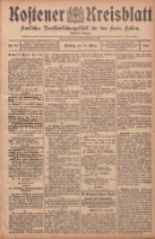 Kostener Kreisblatt: amtliches Veröffentlichungsblatt für den Kreis Kosten 1905.03.28 Jg.40 Nr37