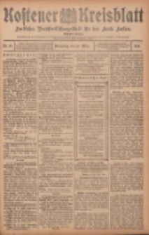 Kostener Kreisblatt: amtliches Veröffentlichungsblatt für den Kreis Kosten 1905.03.30 Jg.40 Nr38