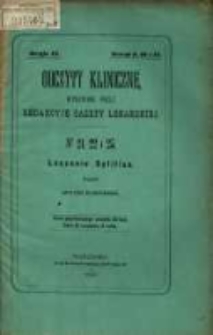 Leczenie syfilisu : odczyt kliniczny / napisał Antoni Elsenberg.