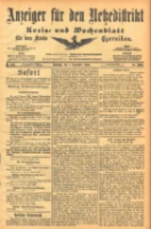 Anzeiger f&uuml;r den Netzedistrikt Kreis- und Wochenblatt f&uuml;r den Kreis Czarnikau 1903.09.01 Jg.51 Nr103