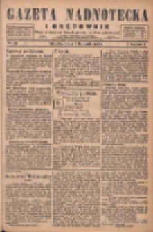 Gazeta Nadnotecka i Orędownik: pismo poświęcone sprawie polskiej na ziemi nadnoteckiej 1928.11.07 R.8 Nr257