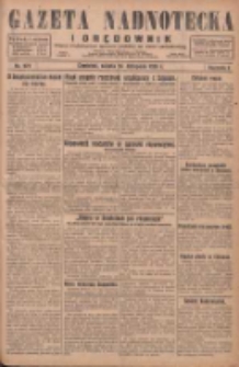 Gazeta Nadnotecka i Orędownik: pismo poświęcone sprawie polskiej na ziemi nadnoteckiej 1928.11.24 R.8 Nr272