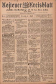 Kostener Kreisblatt: amtliches Veröffentlichungsblatt für den Kreis Kosten 1905.04.08 Jg.40 Nr42