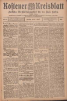 Kostener Kreisblatt: amtliches Veröffentlichungsblatt für den Kreis Kosten 1905.04.11 Jg.40 Nr43