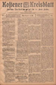 Kostener Kreisblatt: amtliches Ver&ouml;ffentlichungsblatt f&uuml;r den Kreis Kosten 1905.05.04 Jg.40 Nr53