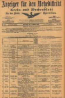 Anzeiger f&uuml;r den Netzedistrikt Kreis- und Wochenblatt f&uuml;r den Kreis Czarnikau 1903.10.08 Jg.51 Nr119