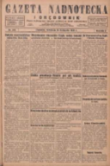 Gazeta Nadnotecka i Orędownik: pismo poświęcone sprawie polskiej na ziemi nadnoteckiej 1928.11.25 R.8 Nr273