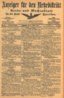 Anzeiger für den Netzedistrikt Kreis- und Wochenblatt für den Kreis Czarnikau 1903.10.22 Jg.51 Nr125