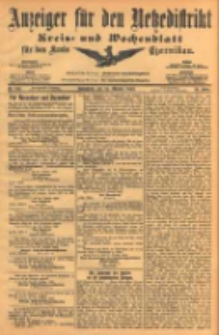 Anzeiger f&uuml;r den Netzedistrikt Kreis- und Wochenblatt f&uuml;r den Kreis Czarnikau 1903.10.24 Jg.51 Nr126
