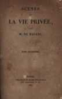 Sc&egrave;nes de la vie priv&eacute;e. T.4