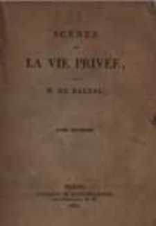 Sc&egrave;nes de la vie priv&eacute;e. T.3