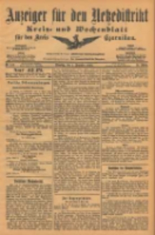 Anzeiger für den Netzedistrikt Kreis- und Wochenblatt für den Kreis Czarnikau 1903.12.01 Jg.51 Nr141
