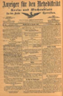 Anzeiger f&uuml;r den Netzedistrikt Kreis- und Wochenblatt f&uuml;r den Kreis Czarnkau 1903.12.15 Jg.51 Nr147