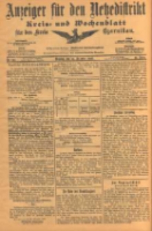 Anzeiger für den Netzedistrikt Kreis- und Wochenblatt für den Kreis Czarnkau 1903.12.15 Jg.51 Nr147