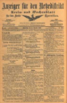 Anzeiger f&uuml;r den Netzedistrikt Kreis- und Wochenblatt f&uuml;r den Kreis Czarnikau 1903.12.24 Jg.51 Nr151