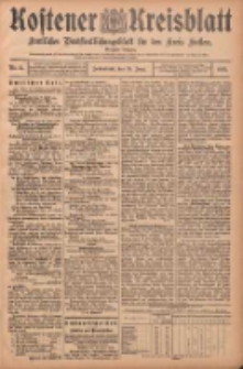 Kostener Kreisblatt: amtliches Ver&ouml;ffentlichungsblatt f&uuml;r den Kreis Kosten 1905.06.24 Jg.40 Nr75