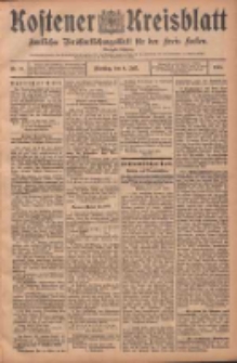 Kostener Kreisblatt: amtliches Veröffentlichungsblatt für den Kreis Kosten 1905.07.04 Jg.40 Nr79