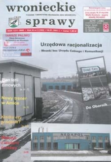 Wronieckie Sprawy 2001.01.18 R.11 Nr3(183)