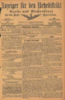Anzeiger f&uuml;r den Netzedistrikt Kreis- und Wochenblatt f&uuml;r den Kreis Czarnikau 1904.01.07 Jg.52 Nr2