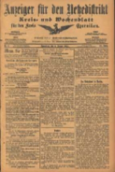 Anzeiger f&uuml;r den Netzedistrikt Kreis- und Wochenblatt f&uuml;r den Kreis Czarnikau 1904.01.09 Jg.52 Nr3