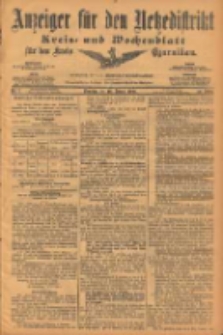 Anzeiger f&uuml;r den Netzedistrikt Kreis- und Wochenblatt f&uuml;r den Kreis Czarnikau 1904.01.19 Jg.52 Nr7