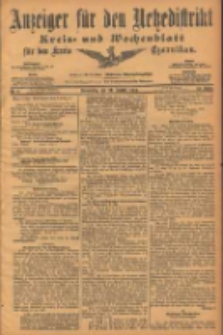 Anzeiger f&uuml;r den Netzedistrikt Kreis- und Wochenblatt f&uuml;r den Kreis Czarnikau 1904.01.21 Jg.52 Nr8