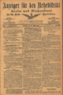 Anzeiger für den Netzedistrikt Kreis- und Wochenblatt für den Kreis Czarnikau 1904.01.21 Jg.52 Nr8