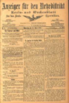 Anzeiger f&uuml;r den Netzedistrikt Kreis- und Wochenblatt f&uuml;r den Kreis Czarnikau 1904.01.28 Jg.52 Nr11